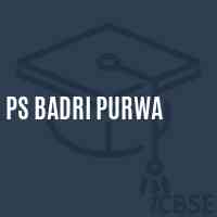 Ps Badri Purwa Primary School Logo