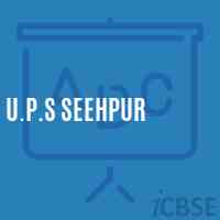 U.P.S Seehpur Middle School Logo