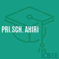 Pri.Sch. Ahiri Primary School Logo