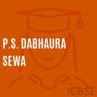 P.S. Dabhaura Sewa Primary School Logo