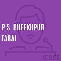 P.S. Bheekhpur Tarai Primary School Logo