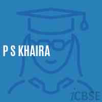 P S Khaira Primary School Logo