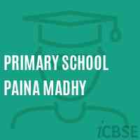 Primary School Paina Madhy Logo