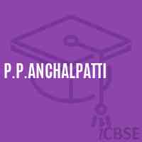 P.P.Anchalpatti Primary School Logo