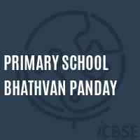 Primary School Bhathvan Panday Logo
