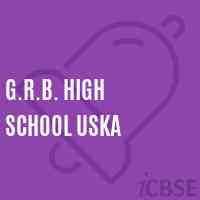 G.R.B. High School Uska Logo