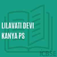 Lilavati Devi Kanya Ps Primary School Logo
