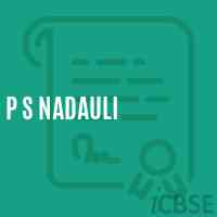 P S Nadauli Primary School Logo