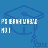 P S Ibrahimabad No.1 Primary School Logo