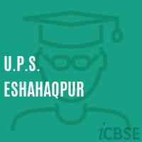 U.P.S. Eshahaqpur Middle School Logo