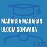 Madarsa Madaran Uloom Sonwara Primary School Logo