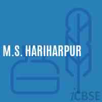 M.S. Hariharpur Middle School Logo