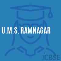 U.M.S. Ramnagar Middle School Logo