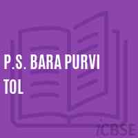 P.S. Bara Purvi Tol Primary School Logo