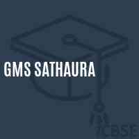 Gms Sathaura Middle School Logo