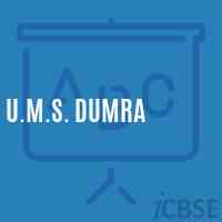 U.M.S. Dumra Middle School Logo