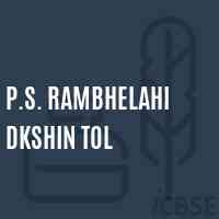 P.S. Rambhelahi Dkshin Tol Primary School Logo