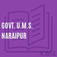Govt. U.M.S. Naraipur Middle School Logo