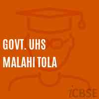 Govt. Uhs Malahi Tola Secondary School Logo