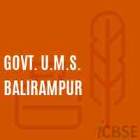 Govt. U.M.S. Balirampur Middle School Logo