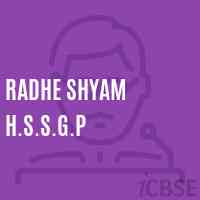 Radhe Shyam H.S.S.G.P Secondary School Logo