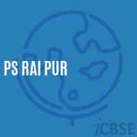 Ps Rai Pur Primary School Logo