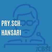 Pry.Sch. Hansari Primary School Logo