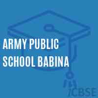 Army Public School Babina Logo