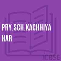Pry.Sch.Kachhiyahar Primary School Logo