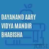 Dayanand Aary Vidya Mandir Bhabisha Primary School Logo