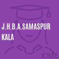 J.H.B.A.Samaspur Kala Primary School Logo