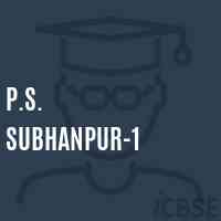 P.S. Subhanpur-1 Primary School Logo