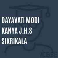 Dayavati Modi Kanya J.H.S Sikrikala Middle School Logo