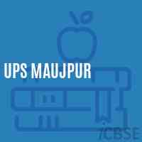 Ups Maujpur Middle School Logo