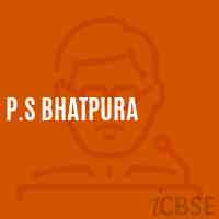 P.S Bhatpura Primary School Logo