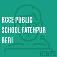 Rcce Public School Fatehpur Beri Logo