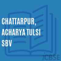 Chattarpur, Acharya Tulsi SBV Senior Secondary School Logo