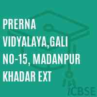 Prerna Vidyalaya,Gali No-15, Madanpur Khadar Ext Primary School Logo
