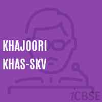 Khajoori Khas-SKV Senior Secondary School Logo