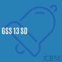 Gss 13 Sd Secondary School Logo