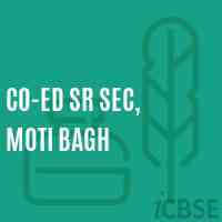 Co-Ed Sr Sec, Moti Bagh Senior Secondary School Logo