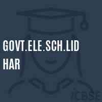 Govt.Ele.Sch.Lidhar Primary School Logo