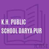 K.H. Public School Darya Pur Logo
