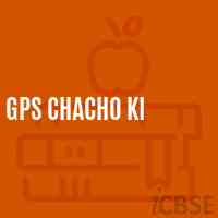 Gps Chacho Ki Primary School Logo