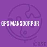 Gps Mansoorpur Primary School Logo