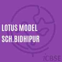 Lotus Model Sch.Bidhipur Secondary School Logo