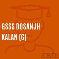 Gsss Dosanjh Kalan (G) High School Logo