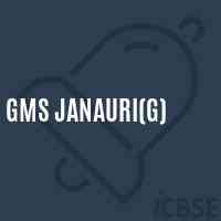 Gms Janauri(G) Middle School Logo
