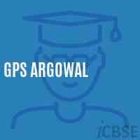 Gps Argowal Primary School Logo