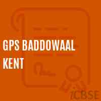 Gps Baddowaal Kent Primary School Logo